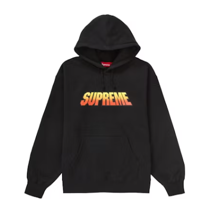 Supreme Gradient Hooded Sweatshirt Black