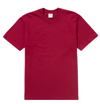 Supreme Backwards Tee Cardinal
