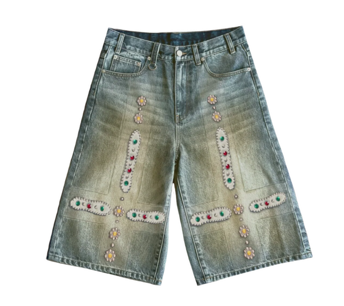 Bravest Blue Sapphire Jorts