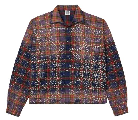 Vale Purple Fever Flannel
