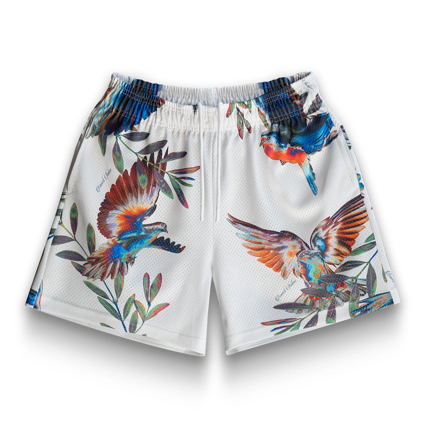 Bravest White Birds Of Paradise Shorts