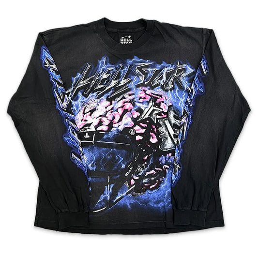 Hellstar Powered by the Star Longsleeve Tee