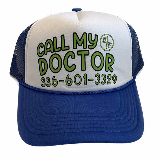 Hypeclinic Doctor Trucker Hat Blue Green