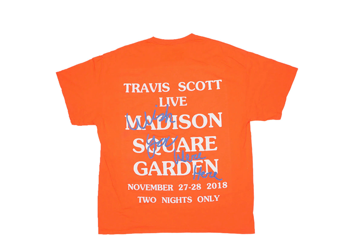 Travis Scott Astroworld NY Exclusive T-shirt Men's Orange
