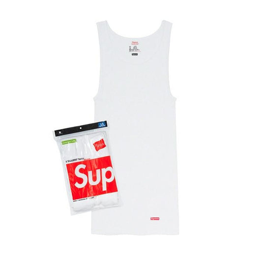 Supreme x Hanes Tank Top White (3 Pack)