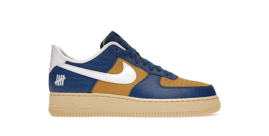 Nike Air Force 1 Low Undefeated 5 On It Blue Yellow Croc