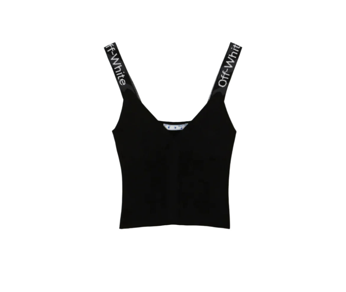 Off-White Bold Tank Top Black