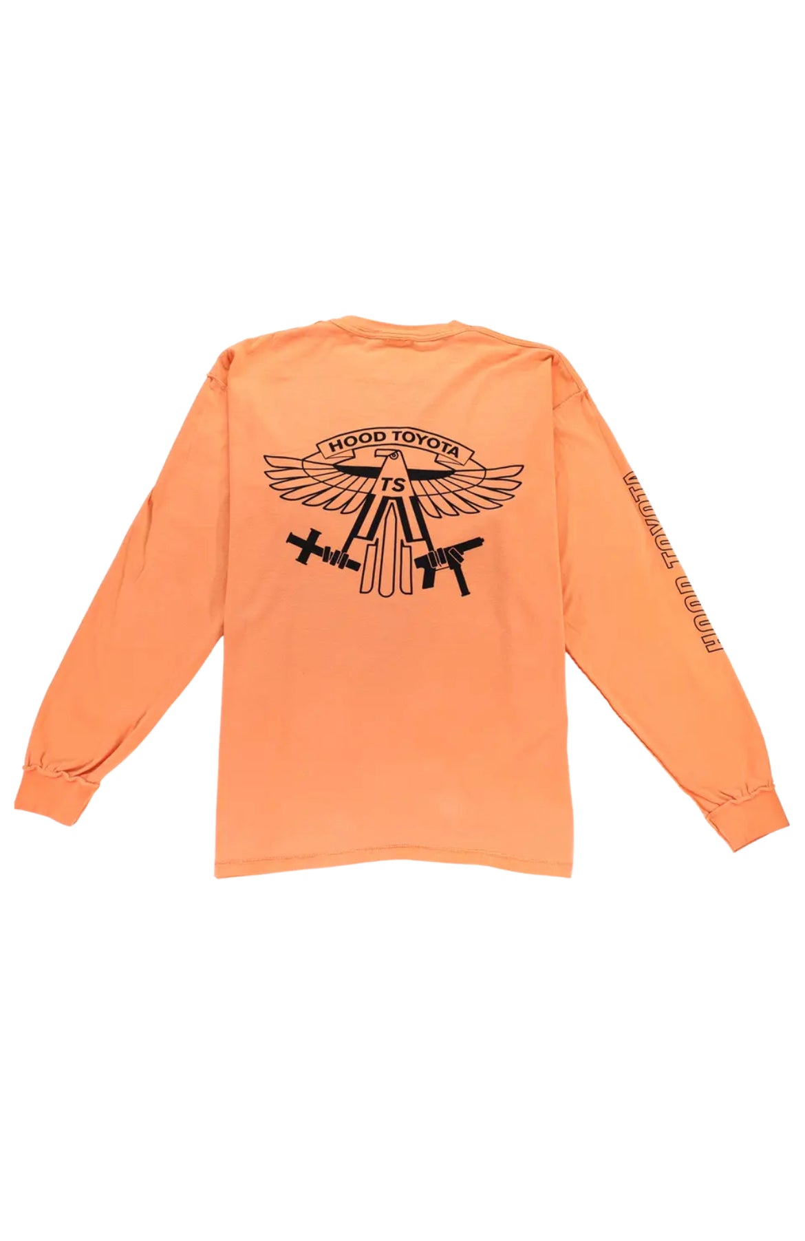 Travis Scott Hood Toyota Long Sleeve Tee Shirt Orange