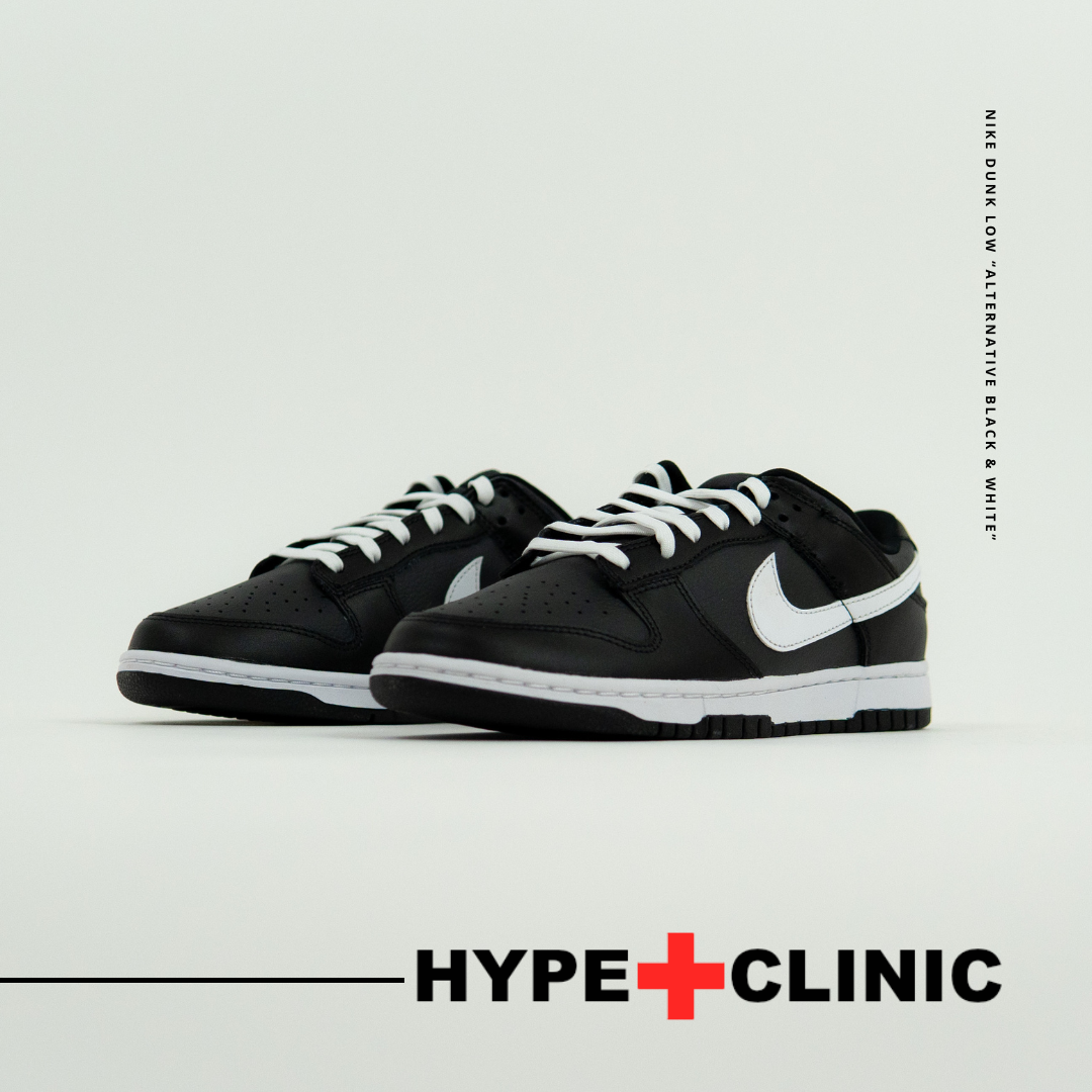 Nike Dunk Low Black White (2022) Alternate