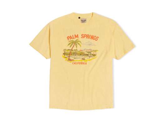 Gallery Dept. Palm Springs T-Shirt Yellow