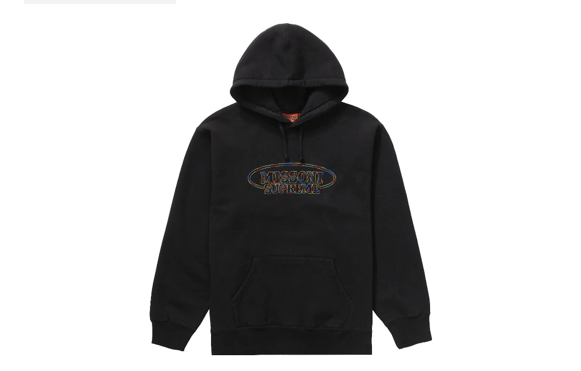 Supreme Missoni Hoodie Black