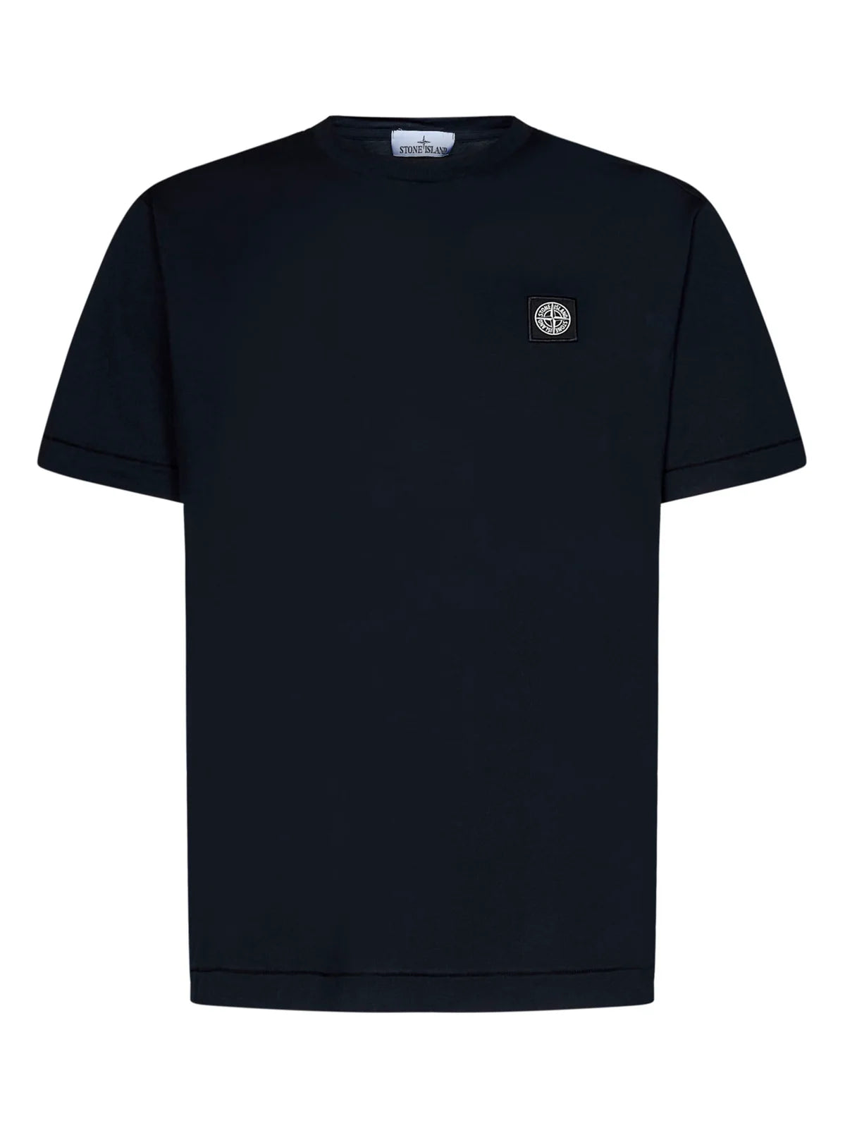 Stone Island Black Patch Logo Shirt