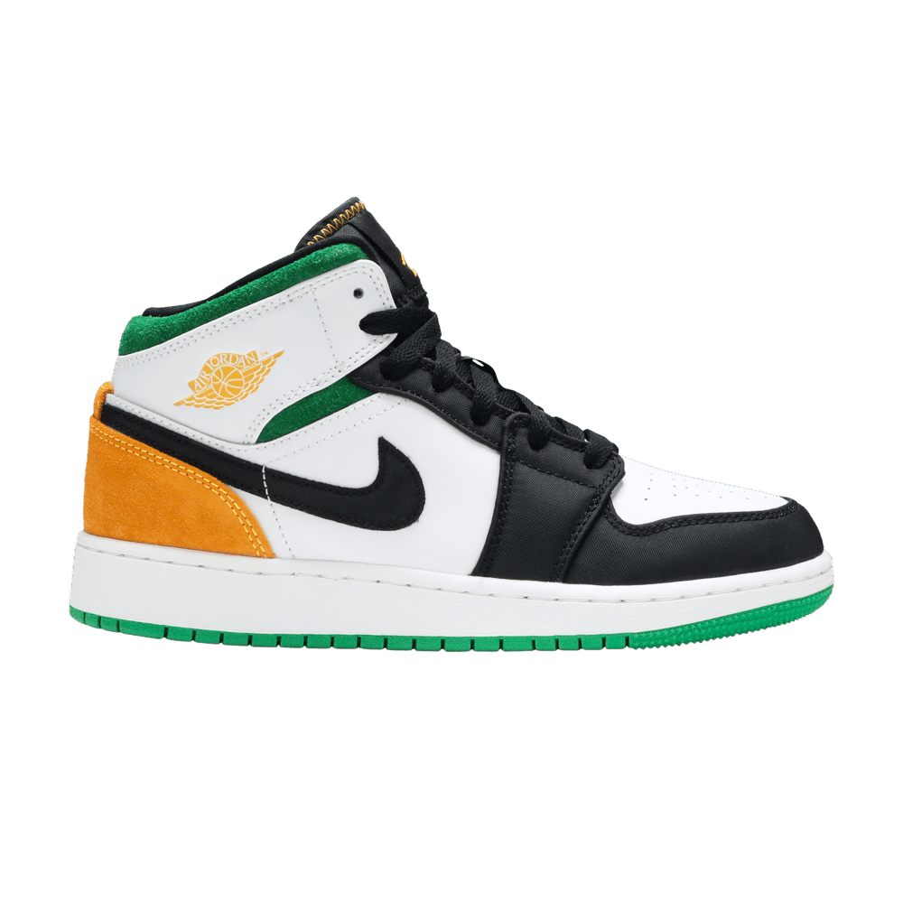 Jordan 1 Mid Laser Lucky Green