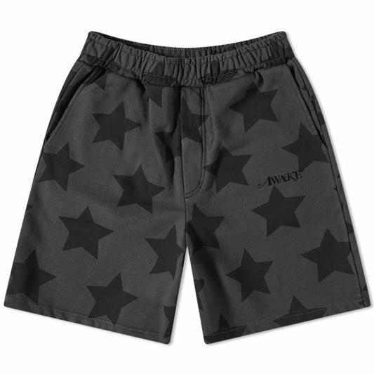 Awake Black Stars Shorts