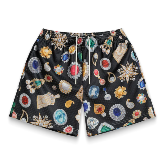 Bravest Black Jewel Shorts