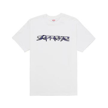 Supreme Shulls Spellout Tee White