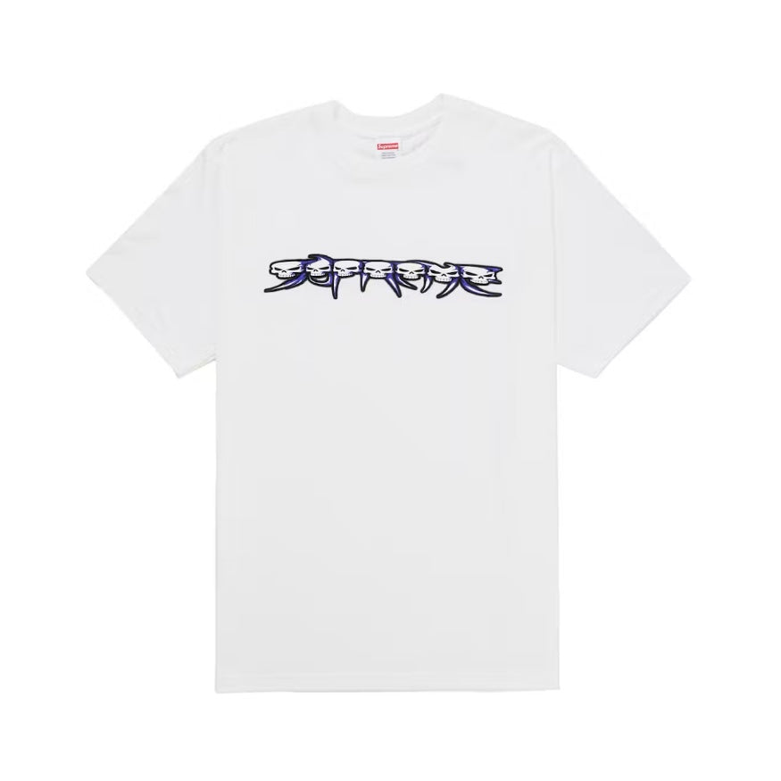 Supreme Shulls Spellout Tee White