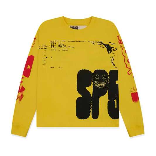 Sp5der X-Ray Longsleeve Tee Yellow