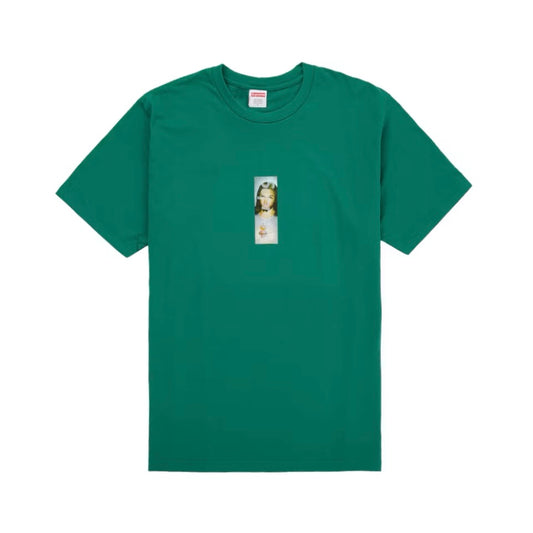 Supreme Prayer Card Box Logo Tee Light Pine