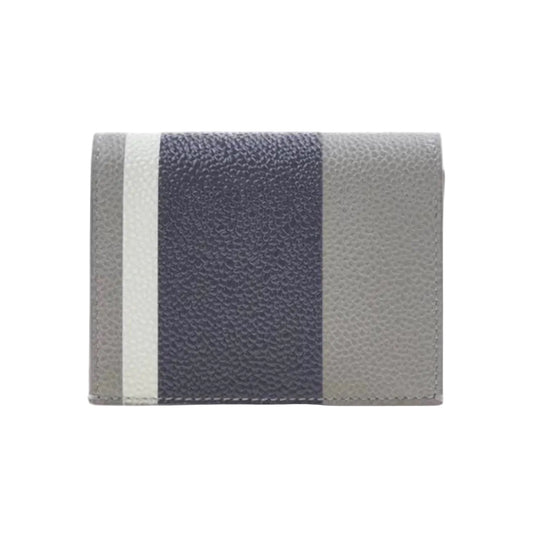 Thom Browne Double Card Holder Grey White