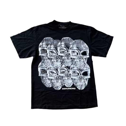 23Hundrd Skull Tee Black