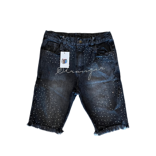 Social Stranger Crystal Jorts Black
