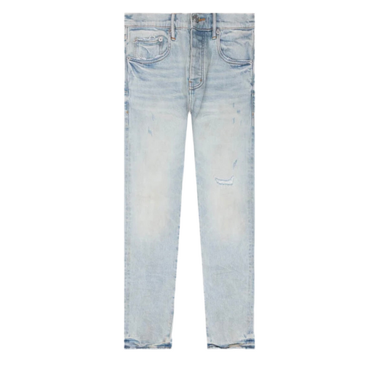 Purple Ripped Skinny Jeans Light Indigo