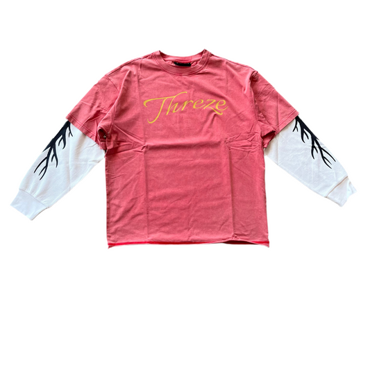 Threze Global Red Longsleeve