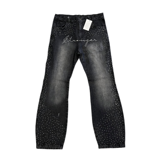 Social Stranger Crystal Denim Jeans