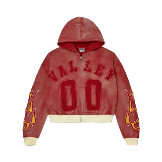 Vale Chimera Zip Up Red