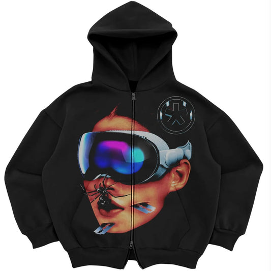 Works Of Madness Vision Premium Zip Up