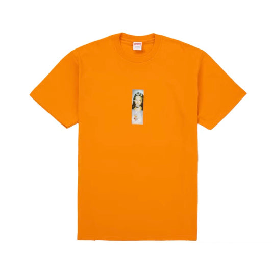 Supreme Prayer Card Box Logo Tee Orange