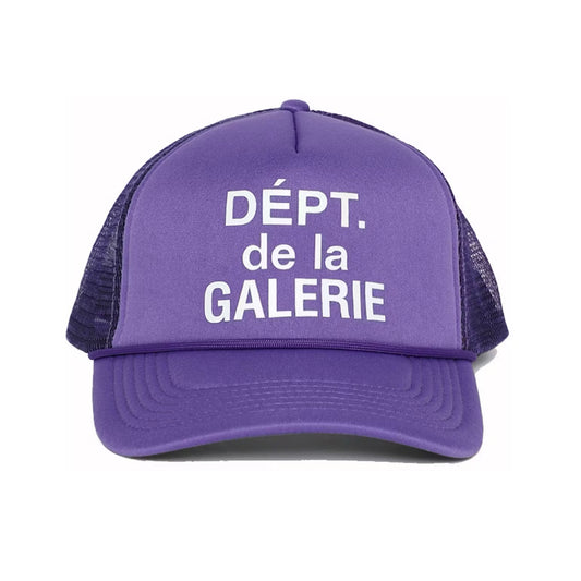 Gallery Dept French Logo Purple Trucker