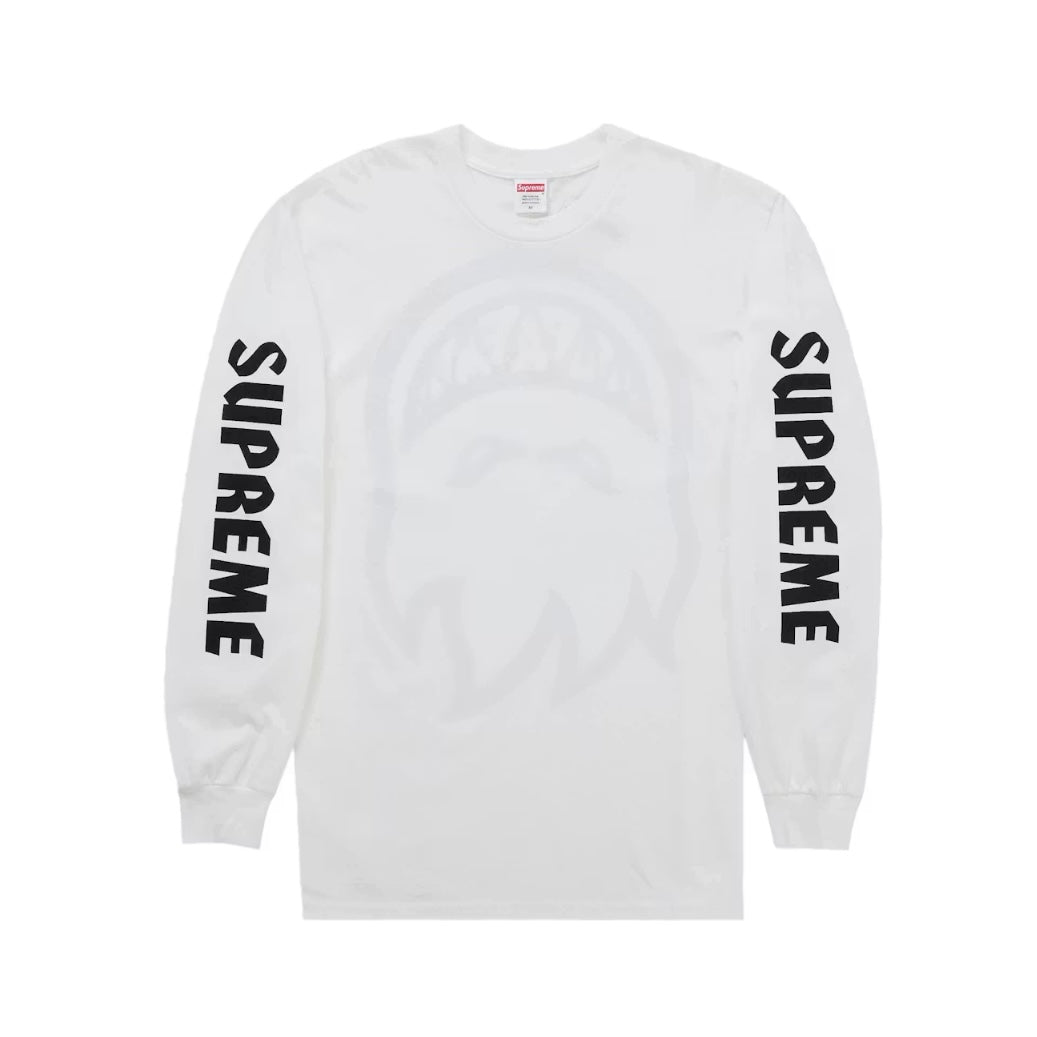 Supreme Spitfire Big Head Long Sleeve Tee White