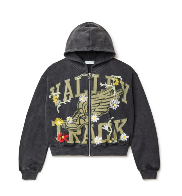 Vale Midnight Garden Zip Up Hoodie