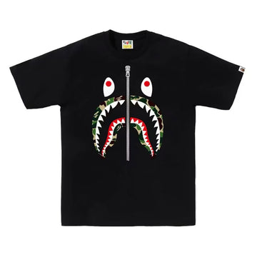 Bape Black ABC Camo Shark T-Shirt Green