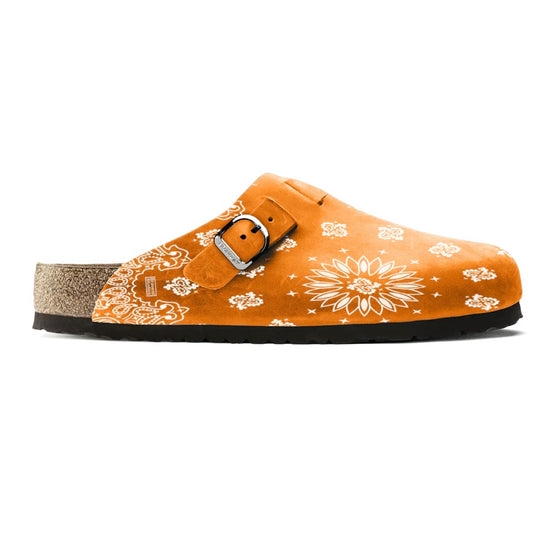 Bravest Paisley Mules Orange