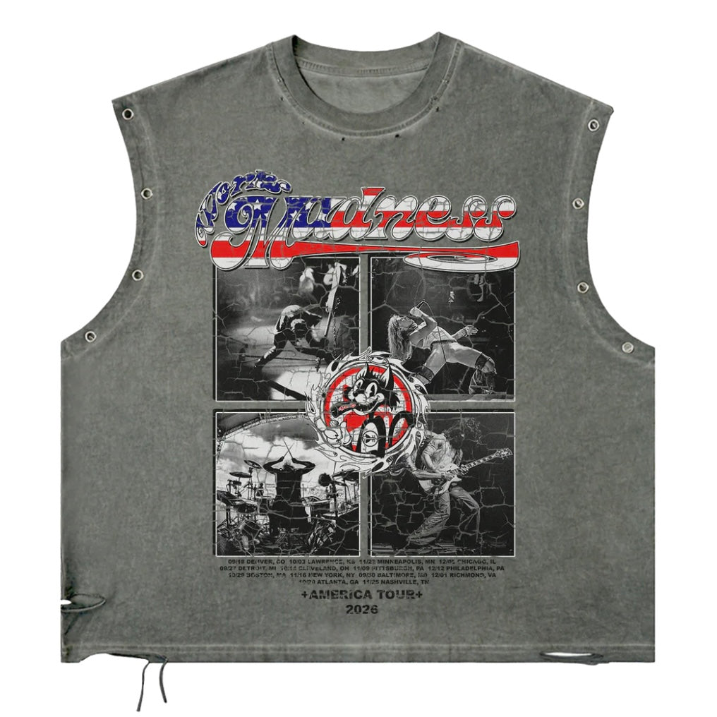 Works Of Madness Tour Utility Cut Tee