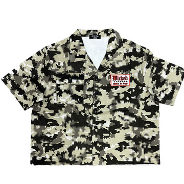 Wicked Valley Green Digi Camo Work Shirt