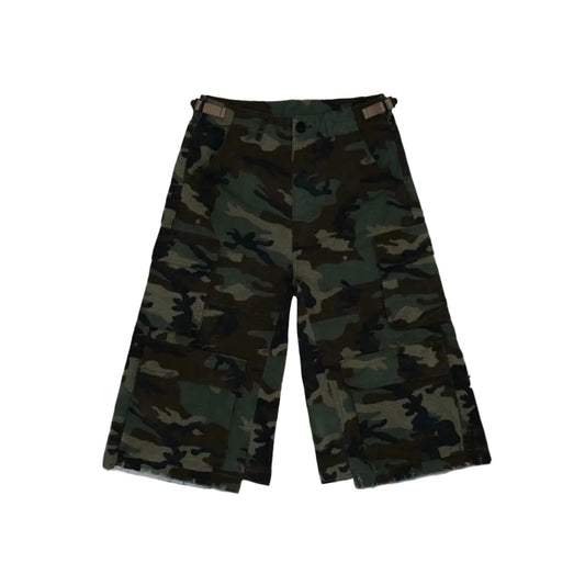 Bravest Dark Camo Cargo Jorts