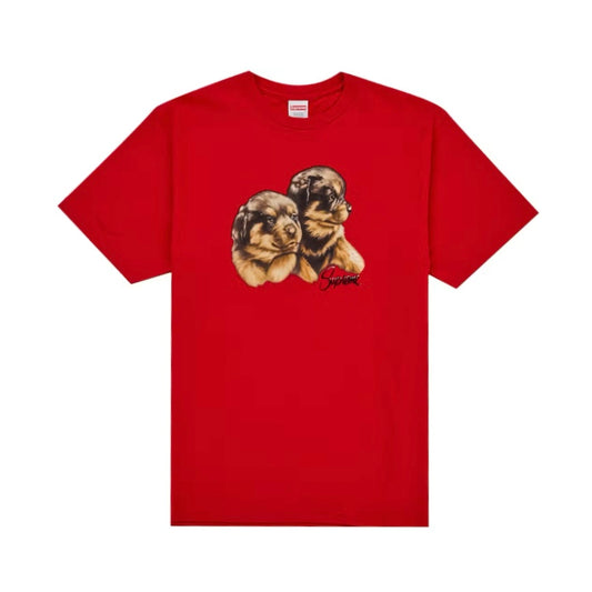 Supreme Puppies Tee Red