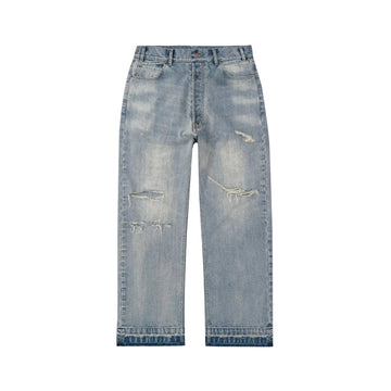 Bravest Vintage Blue Trashed Denim
