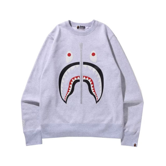 Bape Crewneck Shark Gray