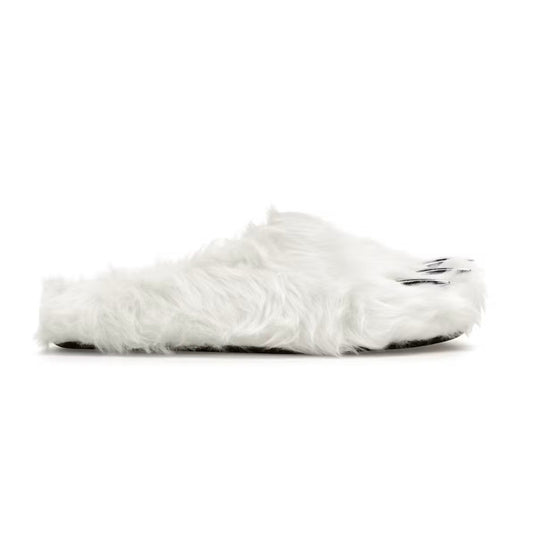 Bravest White Bear Claw Mules