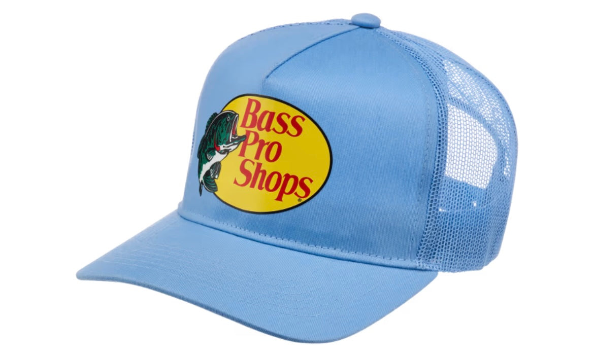 Bass Pro Shop Light Blue Trucker Hat