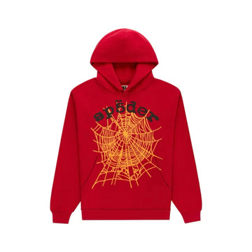 Sp5der OG Web V2 Hoodie Red