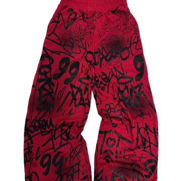 99PRCNT Vandalizm Red Sweats