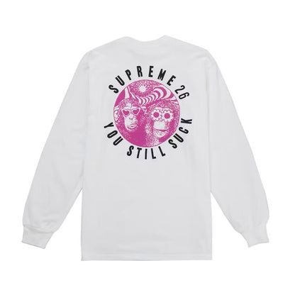 Supreme You Still Suck Longsleeve Tee White