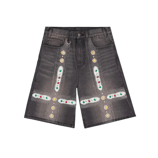 Bravest Black Sapphire Jorts