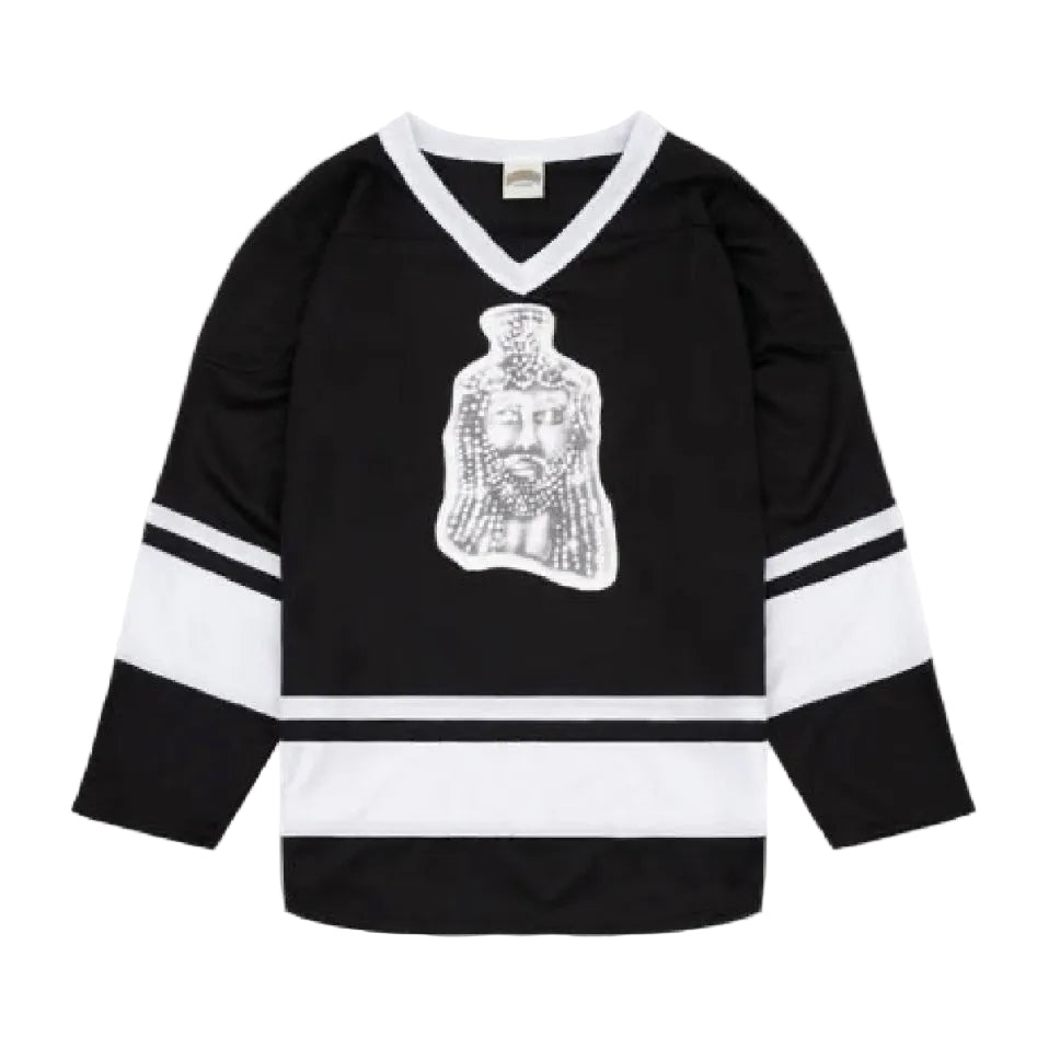 Bravest Black Jesus Piece Hockey Jersey
